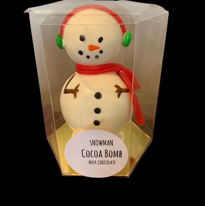 Snowman Cocoa Bombs